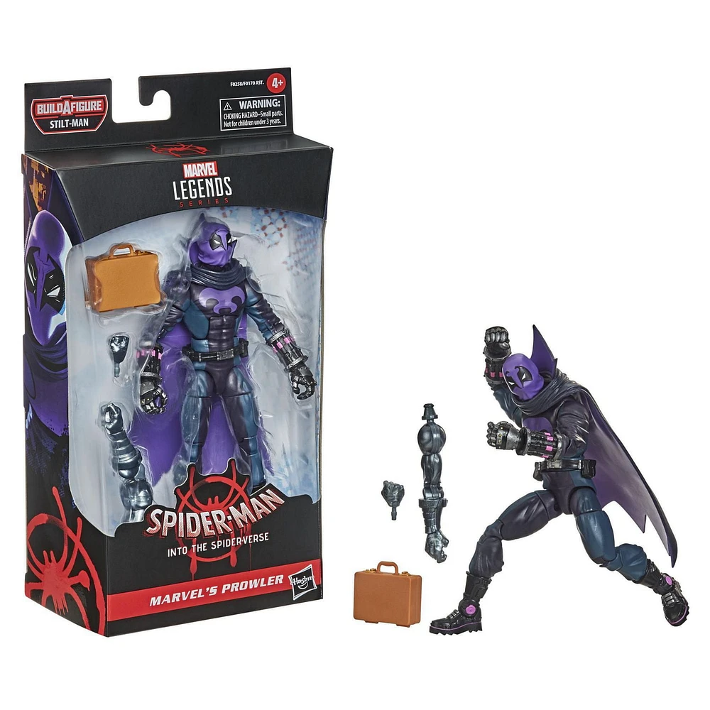 Hasbro Marvel Legends Series Spider-Man: Into the Spider-Verse Marvel’s Prowler 6-inch Collectible Action Figure Toy For Kids Age 4 and Up