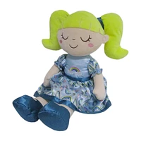 Kid Connection Plush Stuffed Doll Blue 18inch