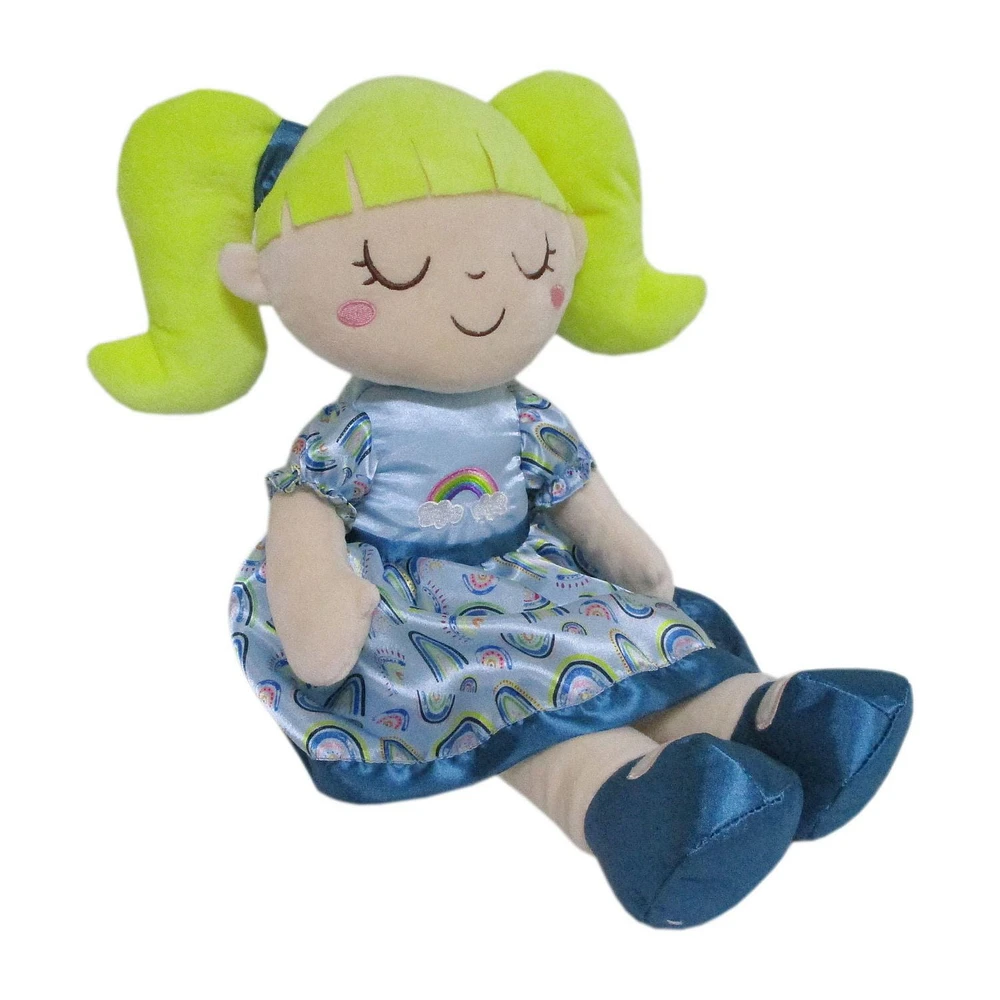 Kid Connection Plush Stuffed Doll Blue 18inch