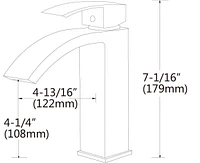 American Imaginations 21.5-in. W Wall Mount White Bathroom Vessel Sink Set For 1 Hole Wall Mount Faucet AI-34183