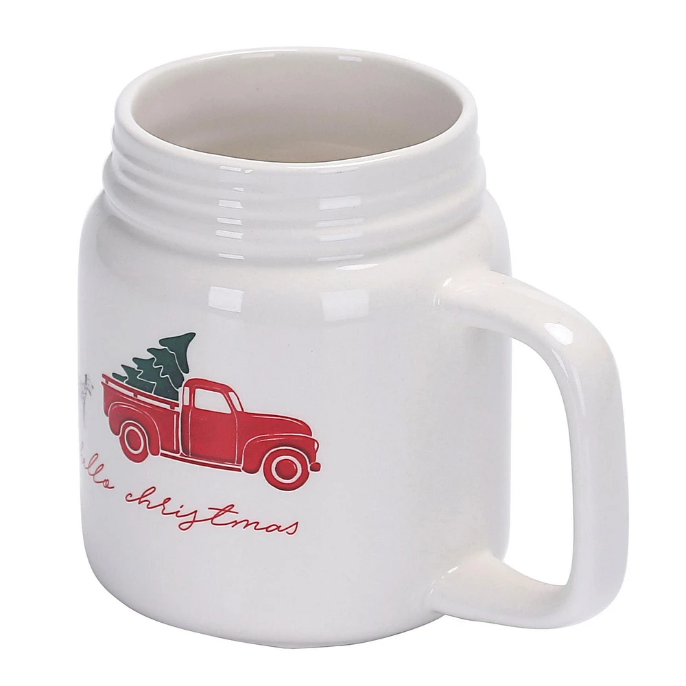 Holiday Time Mason Mug