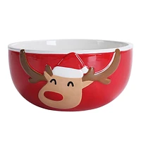 Holiday Time Reindeer Bowl, 4-Piece