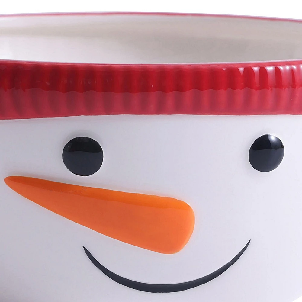 Holiday Time Snowman Bowl