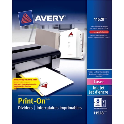 Avery Print-On Dividers