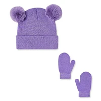George Toddler Girls' Hat and Mitts 2-Piece Set
