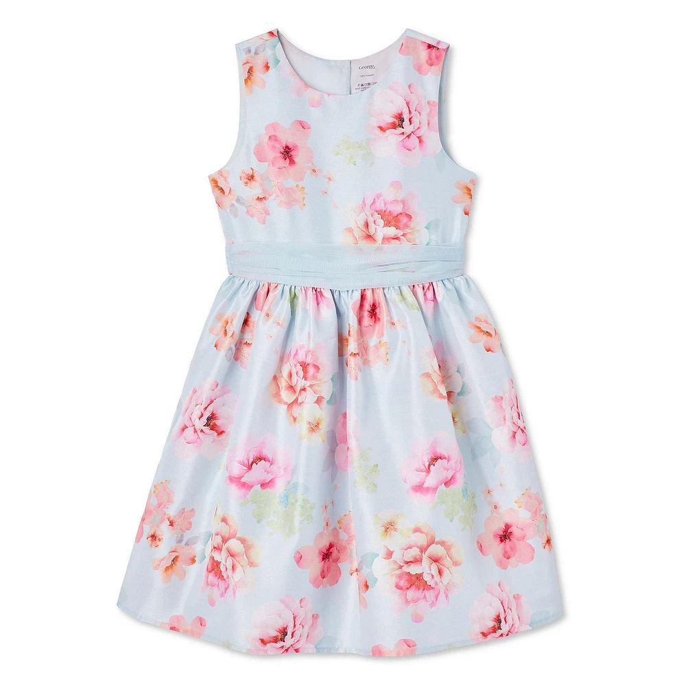 Robe en shantung George pour filles Tailles 4-16