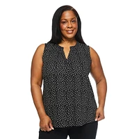 Iyla Women's Plus Crinkle Top