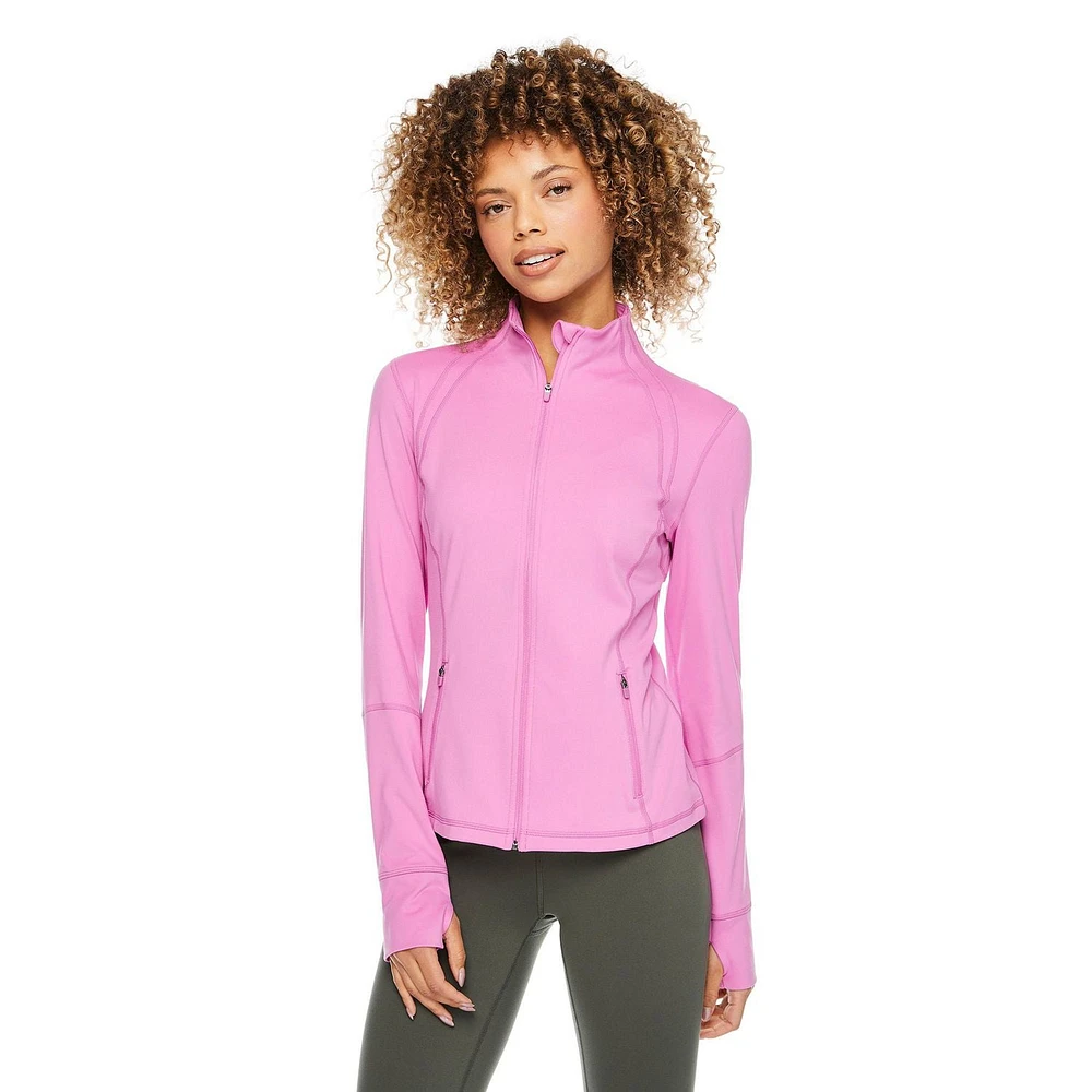 Athletic Works Women's Zip-Up Jacket, Sizes XS-XXL