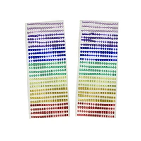 Hello Hobby Multicolor Round Gemstones 6mm 1326 Piece