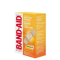 Pansement adhésifs de marque Band-Aid avec onguent antibiotique Polysporin, pour le soin des plaies et les premiers soins, boîte de 20 pansements assortis 20 u