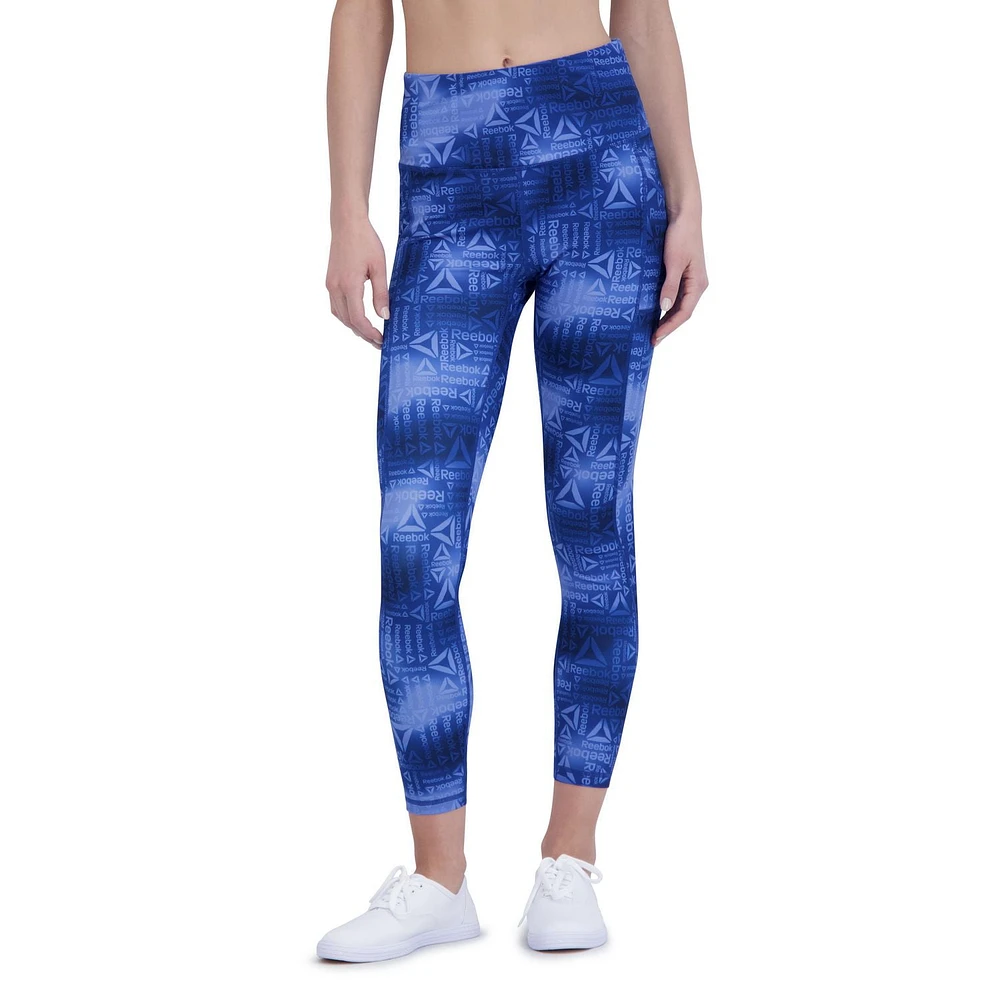 Reebok Everyday Highrise 7/8 Legging imprimé avec poches Entrejambe de 63,5 cm pour femme