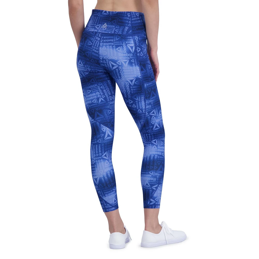 Reebok Everyday Highrise 7/8 Legging imprimé avec poches Entrejambe de 63,5 cm pour femme