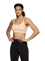 Reebok Women's Low Impact Favorite Racerback Sports Bra with Removable Cups