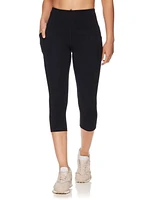 Reebok Women's Everyday Highrise Capri Legging With Pockets 20" Inseam