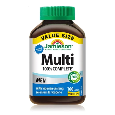Jamieson 100% complète Multivitamine pour hommes format économique