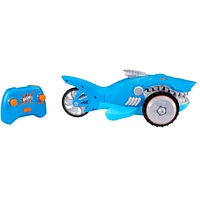 Hot Wheels R/C Supercharged Shark Vehicle, Races on Land & Water, for Kids 5 Years Old & Up