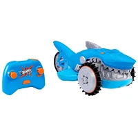 Hot Wheels R/C Supercharged Shark Vehicle, Races on Land & Water, for Kids 5 Years Old & Up