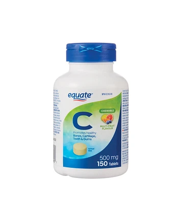 Equate Vitamin C 500mg Multi-Fruit Chewable