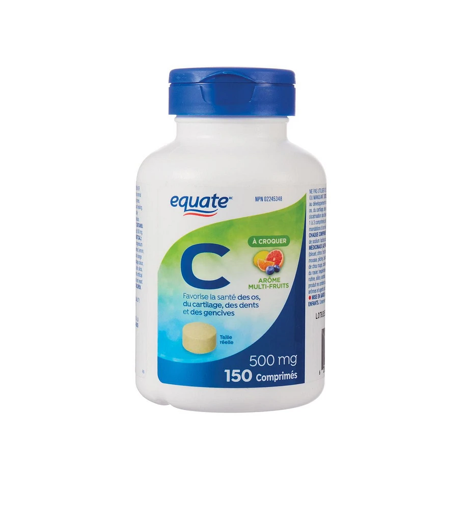 Equate Vitamin C 500mg Multi-Fruit Chewable