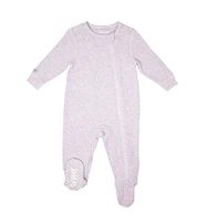 Juddlies Designs - Newborn, Baby, Toddler - Breathe-Eze Collection Sleeper - Cotton - Lavender Fleck