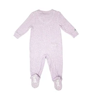 Juddlies Designs - Newborn, Baby, Toddler - Breathe-Eze Collection Sleeper - Cotton - Lavender Fleck