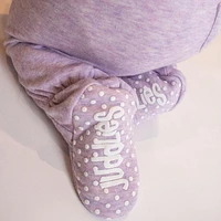 Juddlies Designs - Newborn, Baby, Toddler - Breathe-Eze Collection Sleeper - Cotton - Lavender Fleck