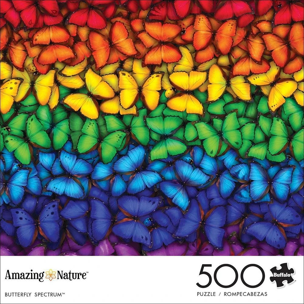 Buffalo Games - Amazing Nature - Butterfly Spectrum - 500 Piece Jigsaw Puzzle