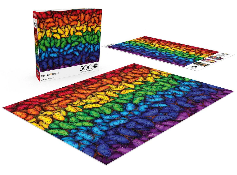 Buffalo Games - Amazing Nature - Butterfly Spectrum - 500 Piece Jigsaw Puzzle