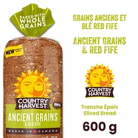Pain tranché grains anciens de Country Harvest 600g
