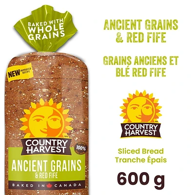 Pain tranché grains anciens de Country Harvest 600g