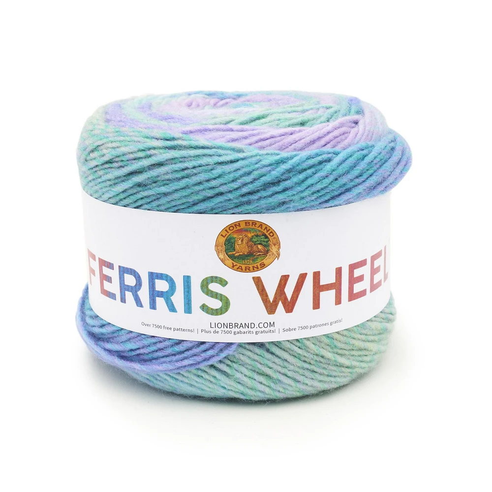 Lion Brand Yarn Ferris Wheel Cotton Candy Yarn