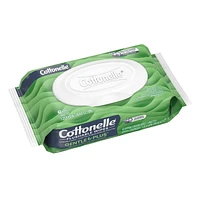 Cottonelle GentlePlus Flushable Wet Wipes with Aloe & Vitamin E, 1 Flip-Top Pack, 42 Wipes Per Pack, COTT FW 42