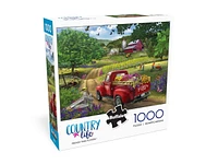 Buffalo Games - Country Life - Friendly Farm Flowers - 1000 Piece Jigsaw Puzzle