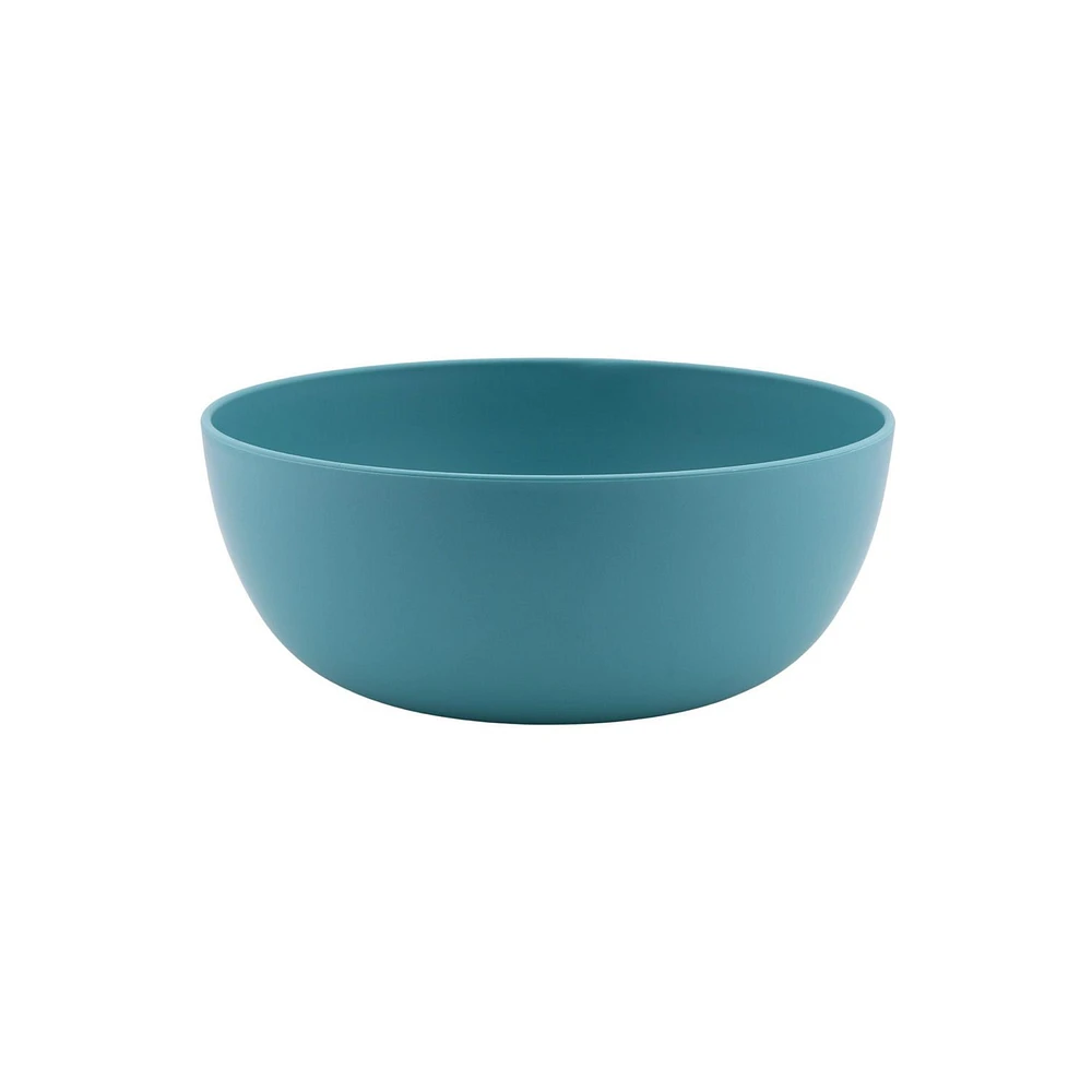 Mainstays Light Blue Plastic Dinnerware Bowl