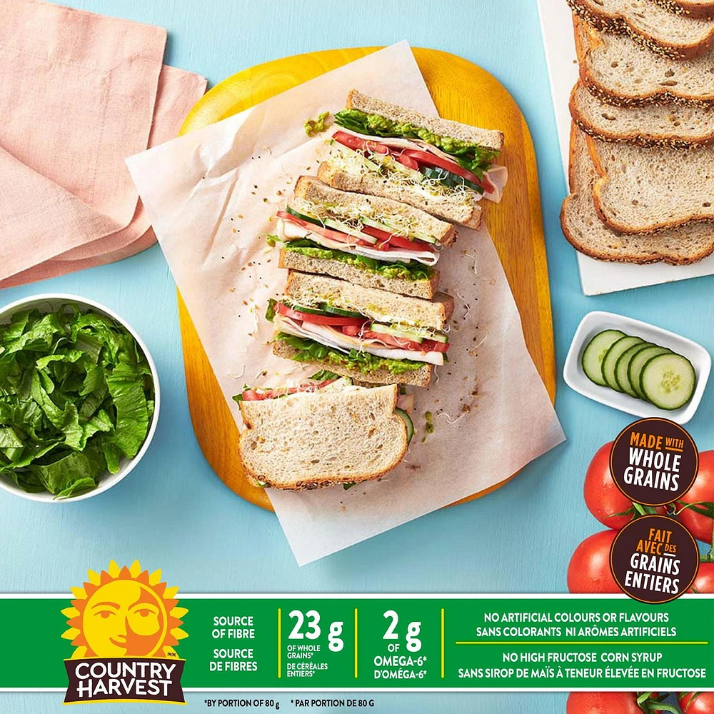 Country Harvest Everything Sliced Bread, 600 g