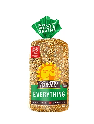 Country Harvest Everything Sliced Bread, 600 g