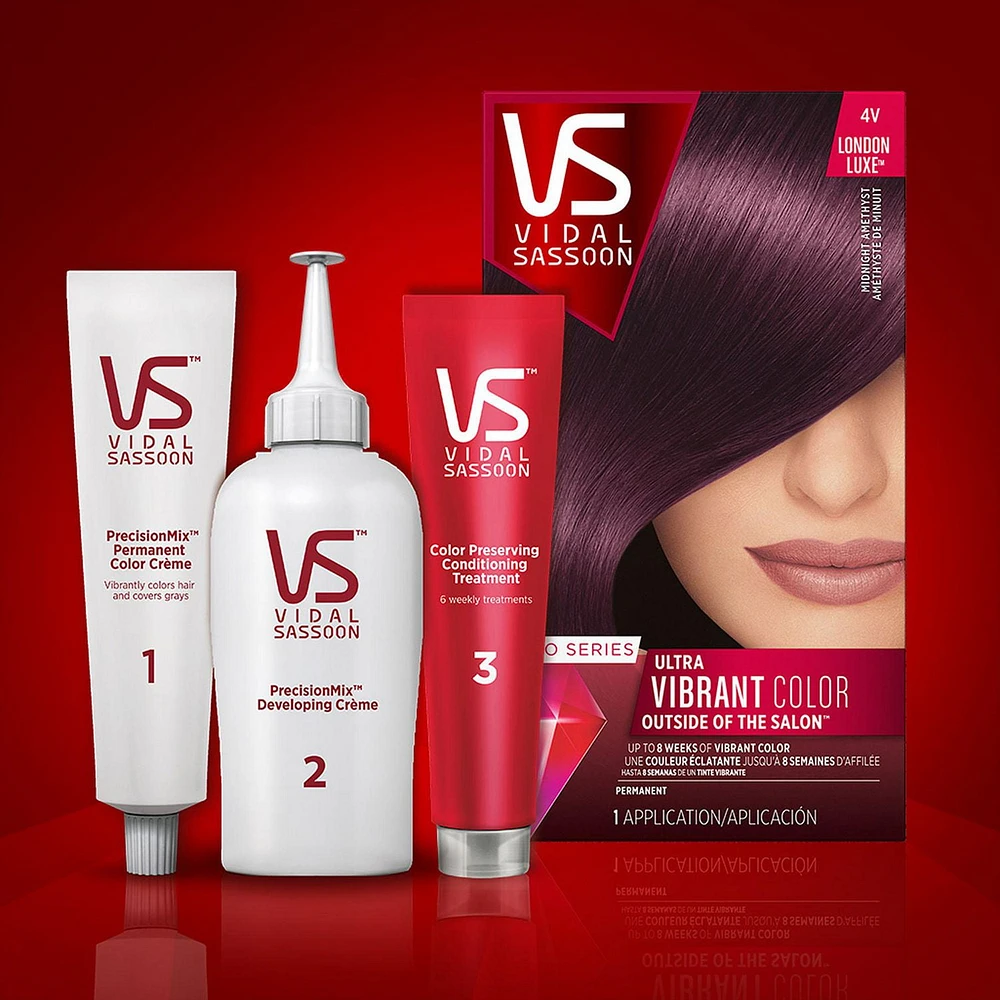 Vidal Sassoon - Coloration permanente Pro Series Disponible en 18 nuances