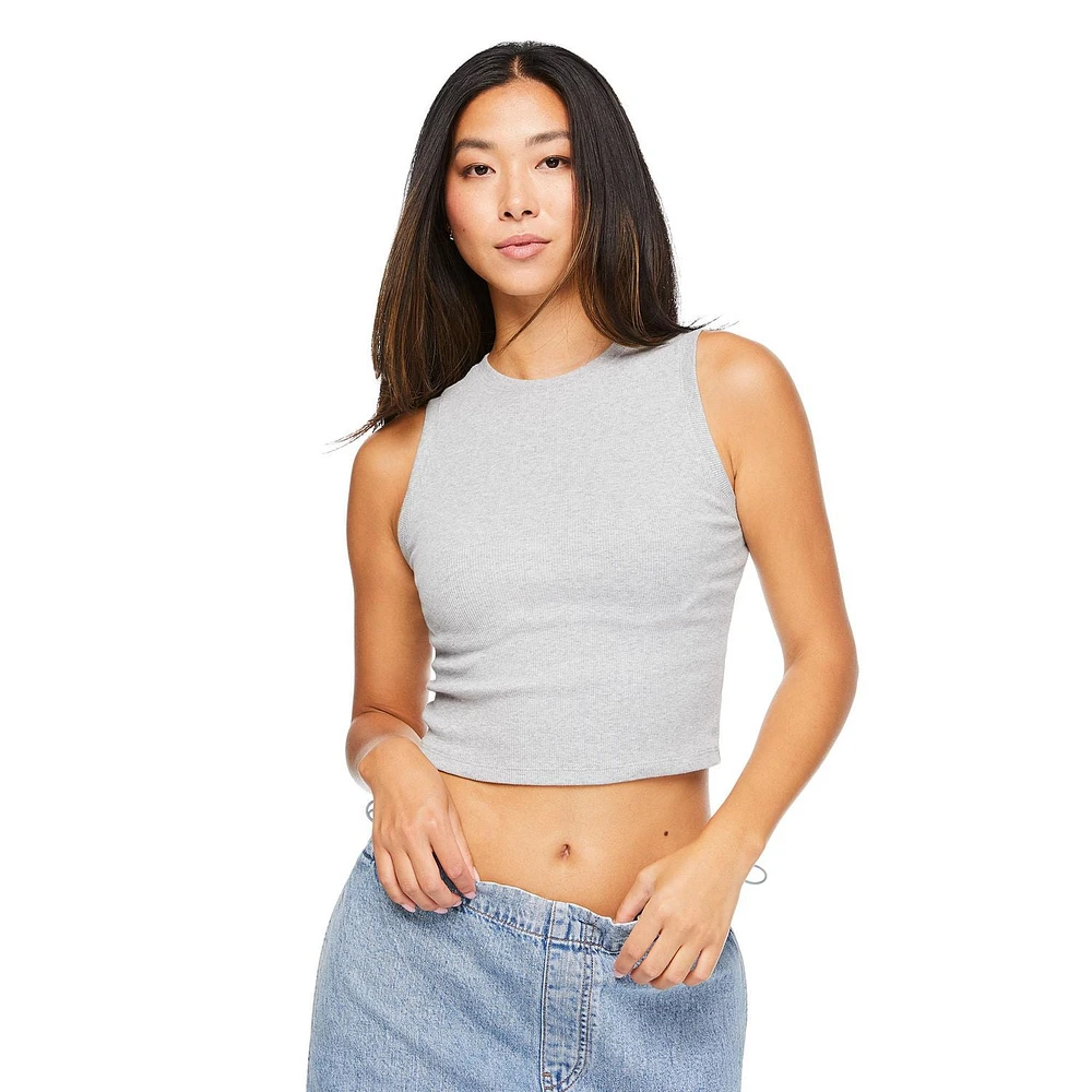 No Boundaries Women's Rib Tank Top