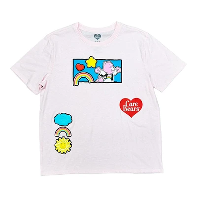 Care Bears Ladies Cheer Happy Short Sleeve Boyfriend T-Shirt