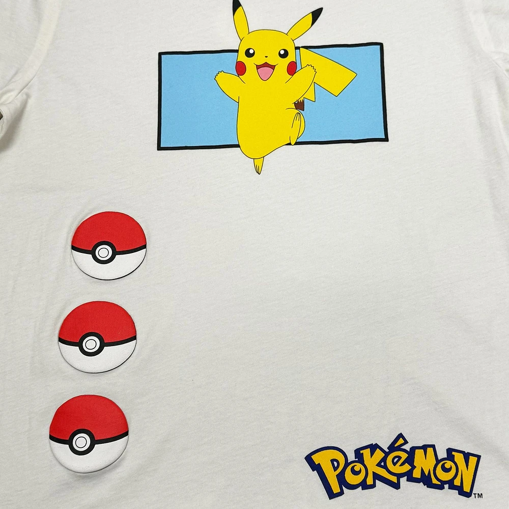 Pokemon Ladies Blooming Pikachu T-shirt à manches courtes pour petit ami