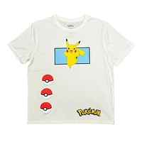Pokemon Ladies Blooming Pikachu T-shirt à manches courtes pour petit ami