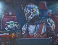 THOMAS KINKADE STAR WARS MANDALORIAN - MULTIPACK - 4 IN 1 PUZZLES