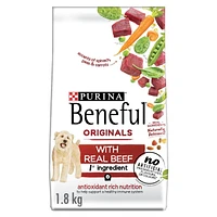 Beneful Originals with Real Beef, Dry Dog Food, 1.8-16 kg