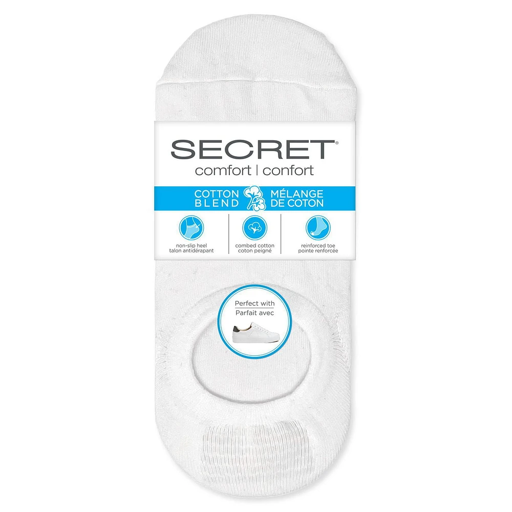 Secret Confort Chaussettes Invisibles 3pk Pointures 6 à 10