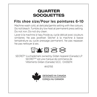 Secret Confort 2pk Chaussettes en Bambou Non Contraignantes Pointures 6 à 10