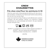 Secret Confort Chaussettes du Coton 2pk Pointures 6 à 10