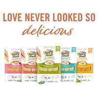 Fancy Feast Savoury Puree Naturals with Natural Salmon & Tuna in a Demi-Glace, Cat Treats 40 g, 40 g