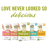 Fancy Feast Savoury Purée Naturals avec Poulet Naturel dans une Sauce Demi-Glace, Gâteries pour Chats 40 g 40g