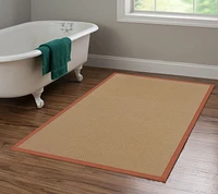 Athena Cork & Burnt Orange 4' x 6' Accent Rug