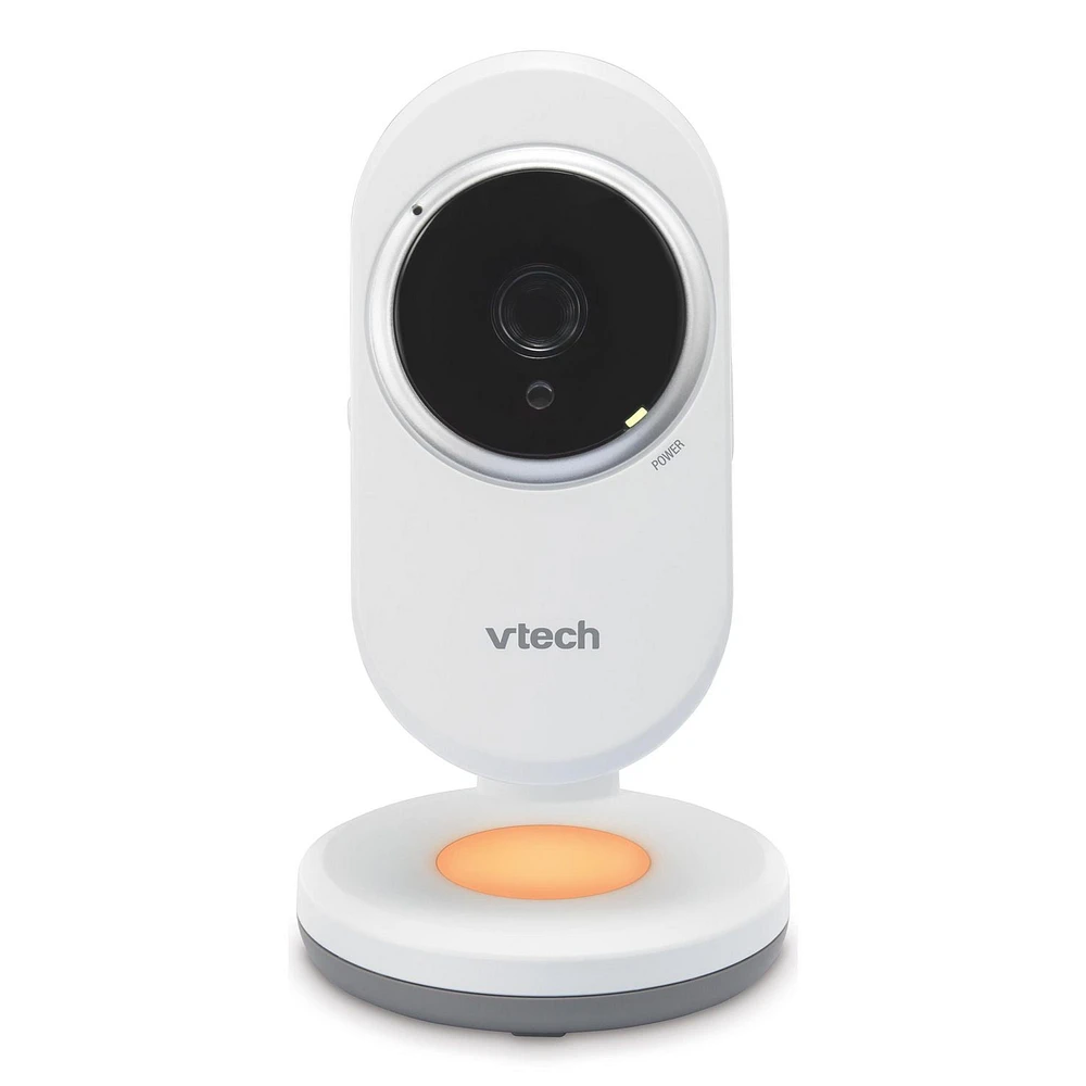 VTech VM3254 2.8” Digital Video Baby Monitor with Night Light, White, VM3254